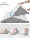 Adjustable Multifunctional Wedge Pillow – Lumbar, Leg & Back Support