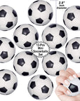12-Pack Mini Foam Soccer Stress Balls – Party Favors & Stress Relief