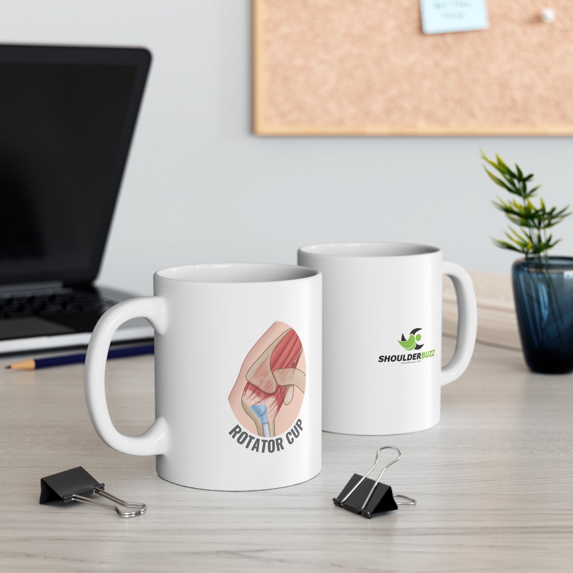 ShoulderBuzz® I Rotator Cup Anatomy Mug — Coffee Mug