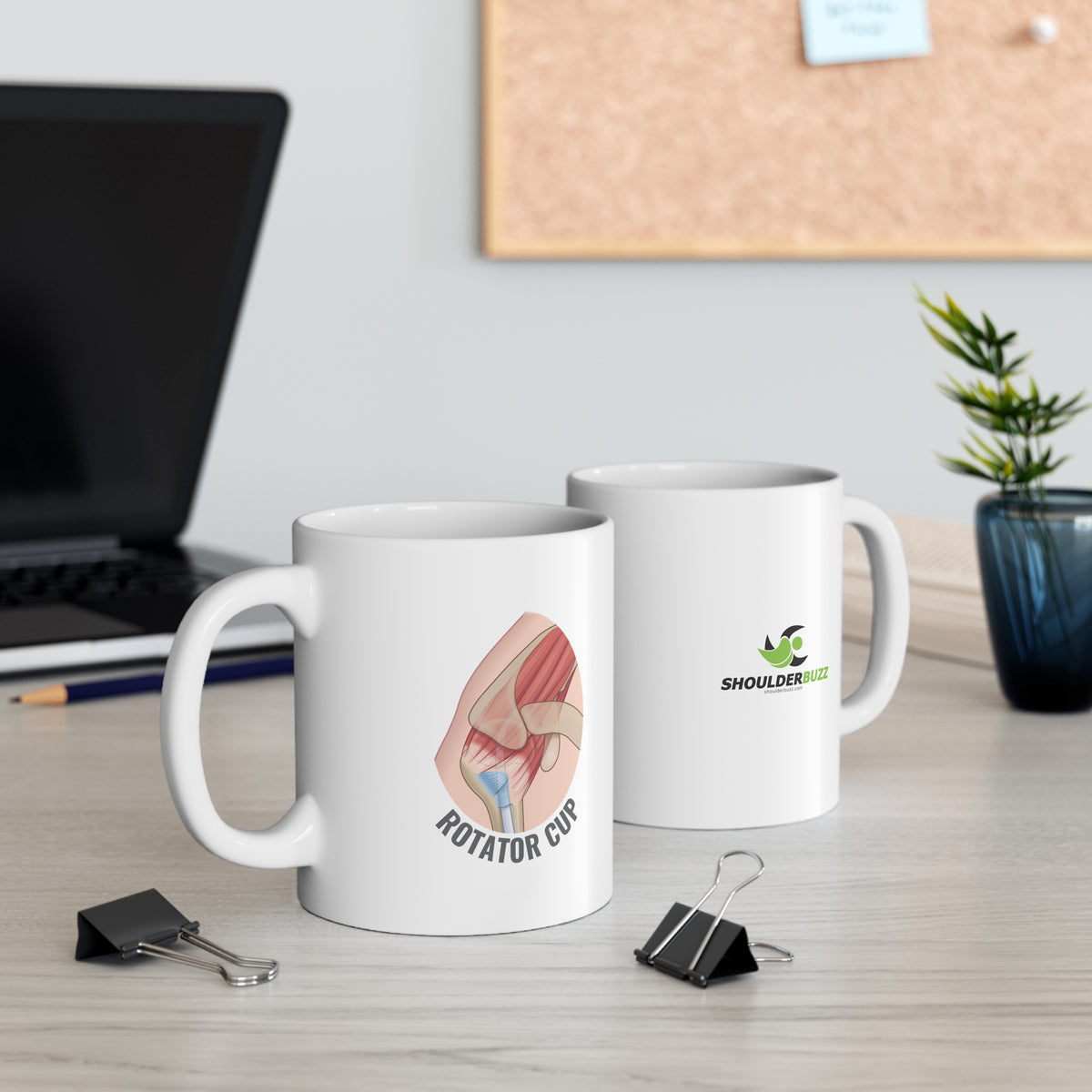 ShoulderBuzz® I Rotator Cup Anatomy Mug — Coffee Mug