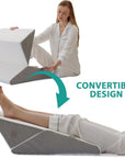 Adjustable Multifunctional Wedge Pillow – Lumbar, Leg & Back Support