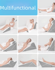 Adjustable Multifunctional Wedge Pillow – Lumbar, Leg & Back Support