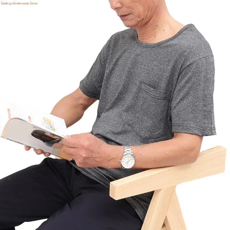 Full Tear-Away Short Sleeve Medical Access Shirt – Post-Surgery &amp; Chemo Port Access